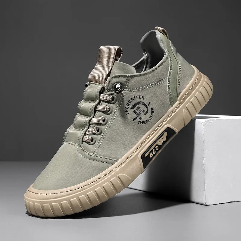 Zdjęcie Męskie Sneakersy Casual 2025 – Czarne, Oddychające i Modne