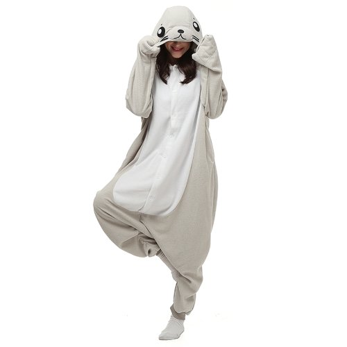 Bild von Gemütliche Winter-Onesie – Warme Unisex-Kigurumi Pyjama für Erwachsene