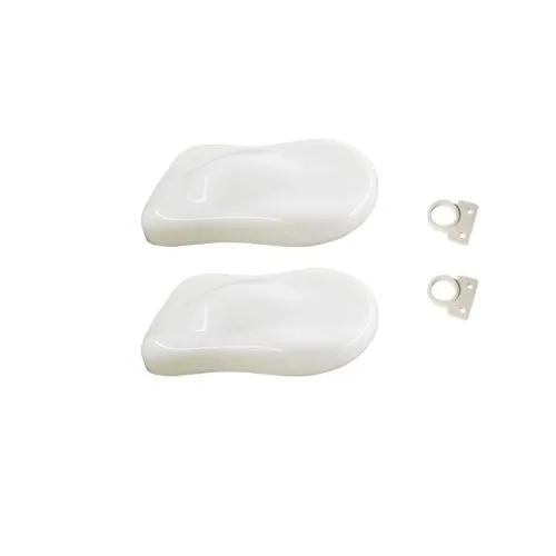 2pcs white