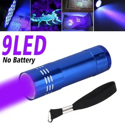 Image de Torche UV Puissante 395nm - Détecteur de Contrefaçon & Urine Animale