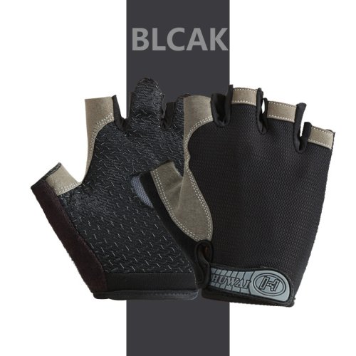 Afbeelding van Professionele Gym Fitness Ademend Antislip Dames Heren Half Vinger Zomer Vissen Fietsen Vingerloze Handschoenen Vrouwelijke Fiets