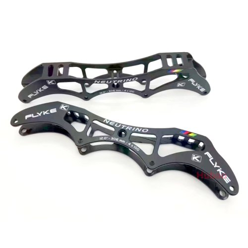 Imagen de Soporte de Marco de Base de Aluminio para Patines de Velocidad con Ruedas de 3x90, 100, 110, 125mm y 4x100, 110mm - Incluye Regalo de Piercing, Clavos y Platillos Voladores