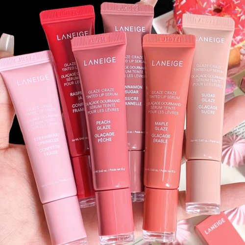 Afbeelding van Donut Lippenbalsem Hydraterende Spiegel Lipgloss Lip Aardbei Framboos Chocolade Glazuur Geur Lippenstift Transparante Lipolie Make-up