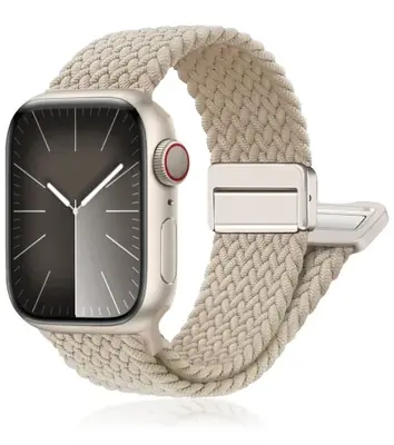 Image de Bracelet Tressé Nylon Magnétique pour Apple Watch