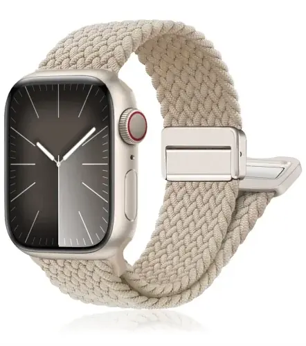 Image de Bracelet Tressé Nylon Magnétique pour Apple Watch