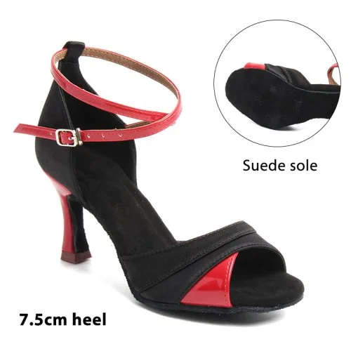 7.5cm schwarz rot