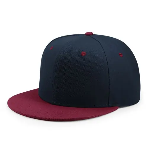 Navy Wine Red Brim