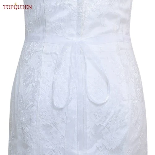 Blanco organza cinta