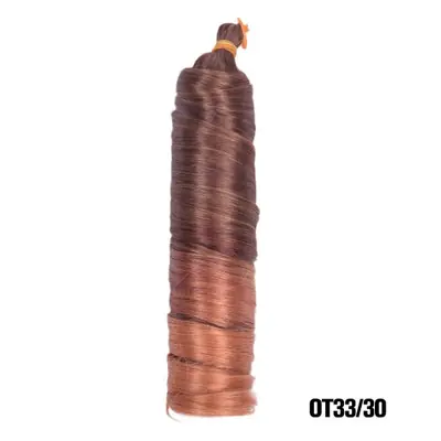 Extensions Tresses Bouclées Synthétiques Ombrées