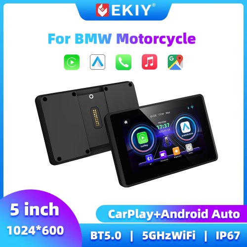 Imagen de Pantalla CarPlay para Moto de 5 Pulgadas - Compatible con BMW R1200GS y R1250GS