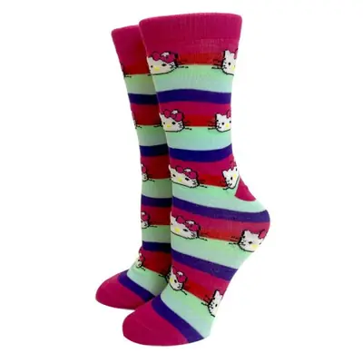 Image de Chaussettes Colorées Harajuku Chat Mignon