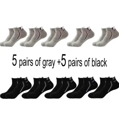 Image de Chaussettes Hommes Sportives - 10 Paires Coton Respirant