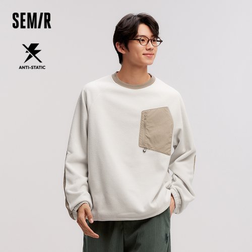 Bild von Modischer Herren-Pullover aus Antistatik-Polarfleece – Winter 2024