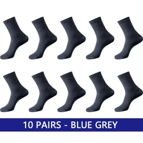 10 Paar Blaugrau