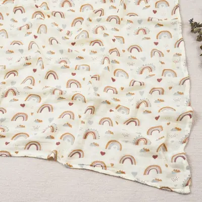 Image de Couverture Bébé en Bambou doux - 120x110 cm