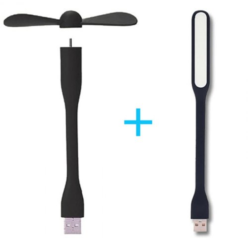 Zdjęcie Mini Wentylator USB – Przenośny, Zginany i Zasilany z Power Banka