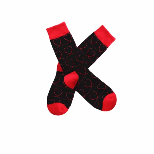 red heart socks