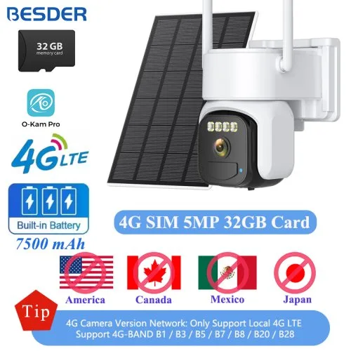 4G cam 32GB Karte