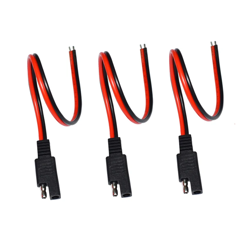 Image of DIY SAE Single Head Cable Extension Wire for Automotive and Solar Panel Systems – 18AWG to 10AWG, 15cm & 30cm Lengths