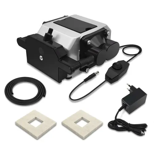 Image de Compresseur 24V Silencieux avec Débit Réglable pour Tête Laser