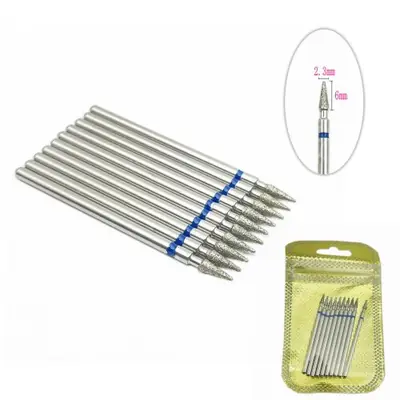 Image de Fraises Diamant pour Manucure & Soins Dentaires - Pack de 10