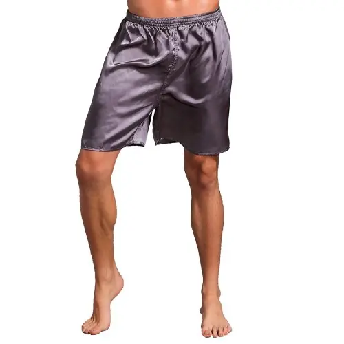 Image de Short de Pyjama Homme Satin - Confort Été 3XL à 5XL