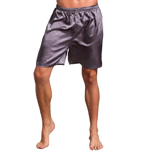 Imagen de Pantalones Cortos de Satén para Hombre - Sueltos y Cómodos