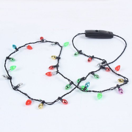 Afbeelding van Kerstlichtketting met 8 LED-lampen - Warm Witte Flitsende Kerstverlichting voor Binnen en Buiten, Feestdecoratie voor Kerst, Festival en Vieringen