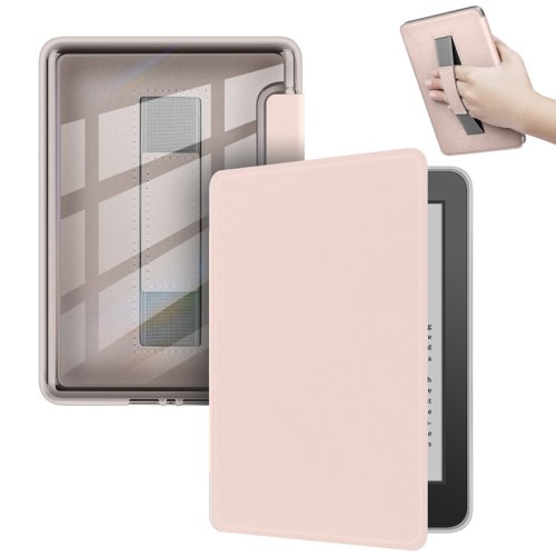 Zdjęcie Akrylowe etui z paskiem na Kindle Paperwhite 2024 2022 2021 1 2 3 4 5 6 12. 11. 10. generacji 6 6.8 7 cali, pokrowiec, etui
