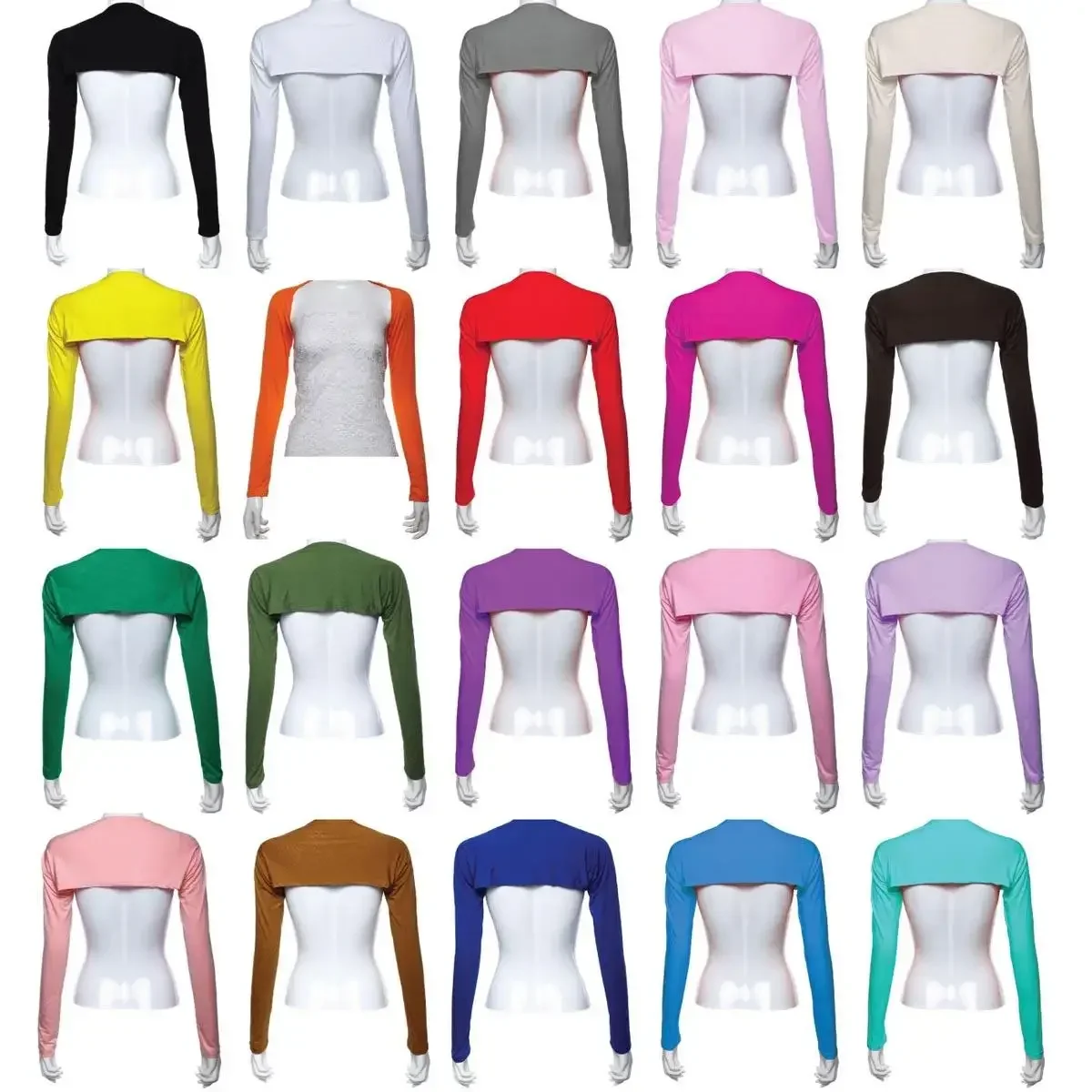 Imagen de Bolero Musulmán para Mujer con Mangas Protectoras de Hombro, Moda Ramadán, 20 Colores Disponibles, Ropa de Una Pieza con Cobertura Completa