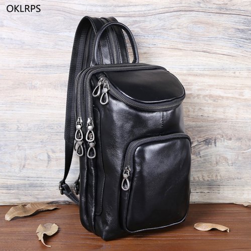 Immagine di Borsa da Petto Uomo in Pelle – Stile Casual e Funzionale