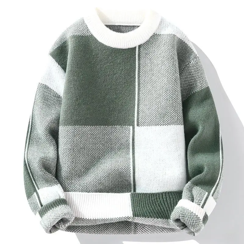 Bild von Herren Strickpullover – Trendiger Rundhalsausschnitt für Herbst & Winter