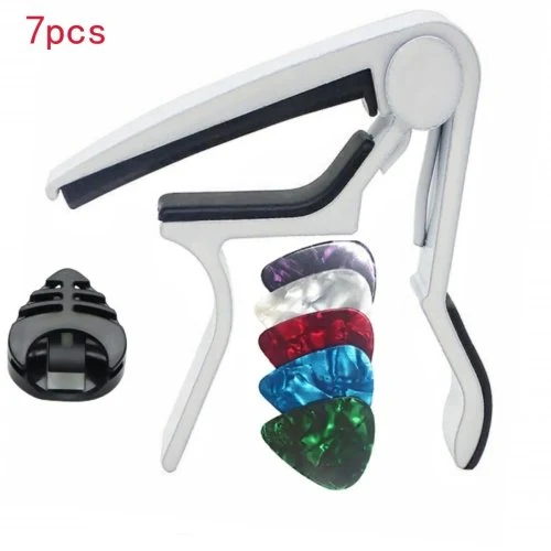 Blanco guitarra capo