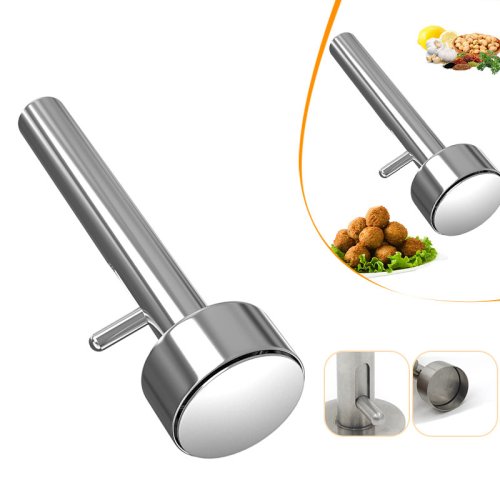 Image of Falafel Meatball Scoop Maker Tools Stainless Steel Professional Falafel Maker Scoop Nonsticky Falafel Mold Kitchen Gadgets
