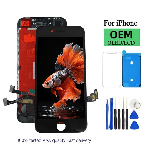 Zdjęcie Ekran LCD do iPhone 7 8 Plus z funkcją 3D Touch, kompletny moduł digitizera, 100% przetestowany, zamiennik wyświetlacza do iPhone 7 8 Plus