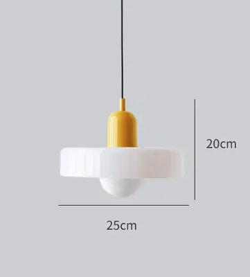 Image de Lustre en Verre Rétro Nordique - Éclairage LED élégant