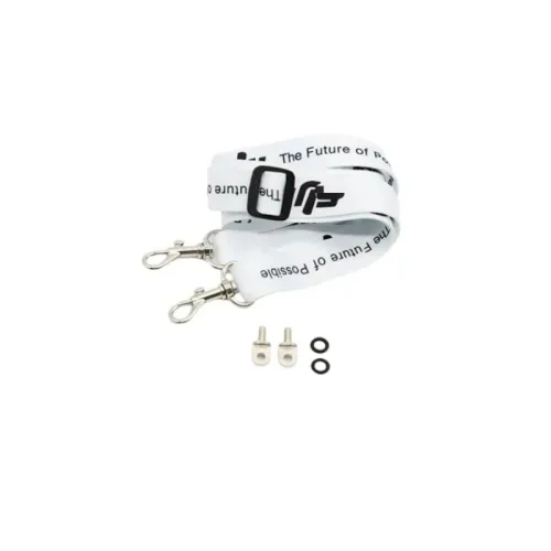 White Neck Strap