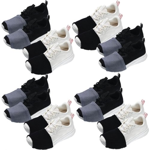 Image of Eco-Friendly Dance Shoe Covers – 8 Pairs Recycled Over-Sneaker Socks for Men & Women, Perfect for Dancers Seeking Comfort and Sustainability