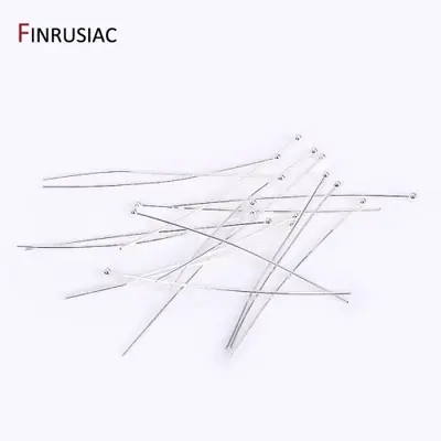 Image de Épingles à billes dorées 18 carats - Lot de 50 pour bijoux DIY