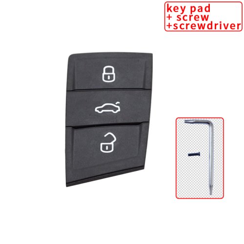 Imagen de Xinyuexin-alfombrilla de llave de pieza de Metal brillante para Vw Gollf 7 MK7, Skoda Octavia A7, co...