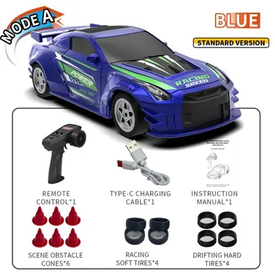 Image de Voiture RC Drift 1:43 - JJRC C8827 4WD avec Gyroscope
