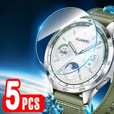 Image de Protection Écran Verre Trempé pour Huawei Watch GT 4 - 5 Pièces