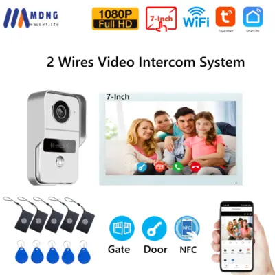 Image de Interphone Vidéo WiFi 7-10 Pouces - Sonnette Intelligente Tuya