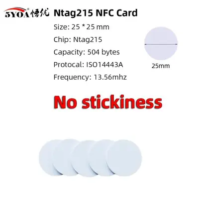 Image de Mini Carte RFID NFC Ultra-Légère - 25mm