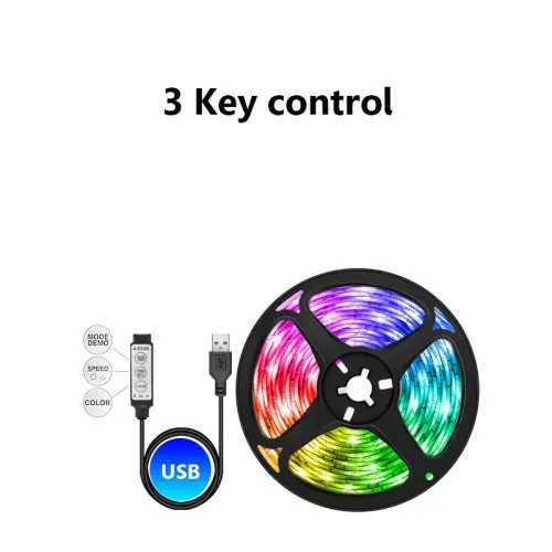 Image de Bande LED 5V avec WiFi & Bluetooth - Éclairage Coloré pour Chambre d'Enfants