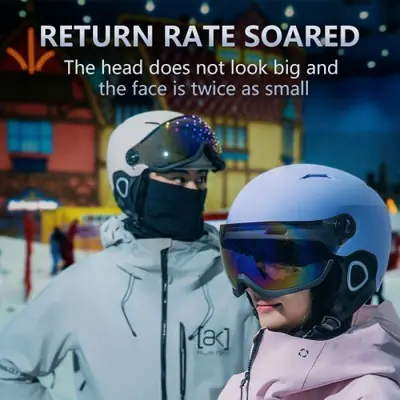 Image de Casque de Ski Horntour 2025 avec Lunettes - Protection Optimale