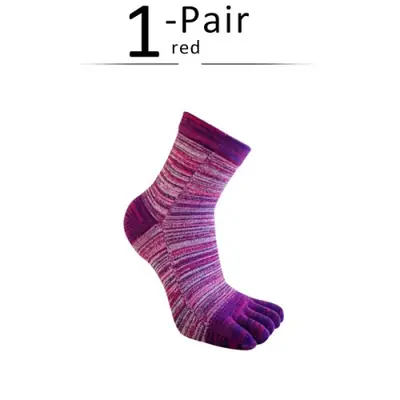Image de Chaussettes à 5 doigts colorées pour homme - Coton respirant & stylées