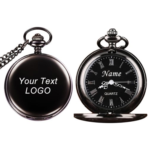 Imagen de Reloj de Bolsillo Personalizado Vintage - Regalo Único para Bodas y Aniversarios