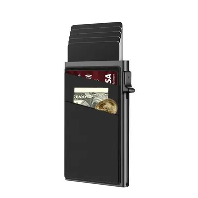Portefeuille RFID Anti-Vol en Aluminium - Minimaliste & Sécurisé
