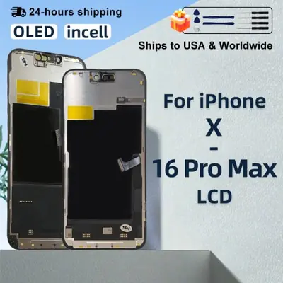 Image de Écran pour iPhone Premium AAA - Compatible XS à 16 Pro Max
